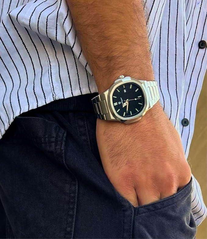 Luxury Stainless Steel Watch - KazualCart