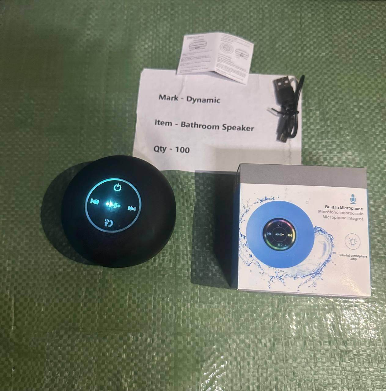 Large Suction Cup Waterproof Bluetooth Speaker - KazualCart