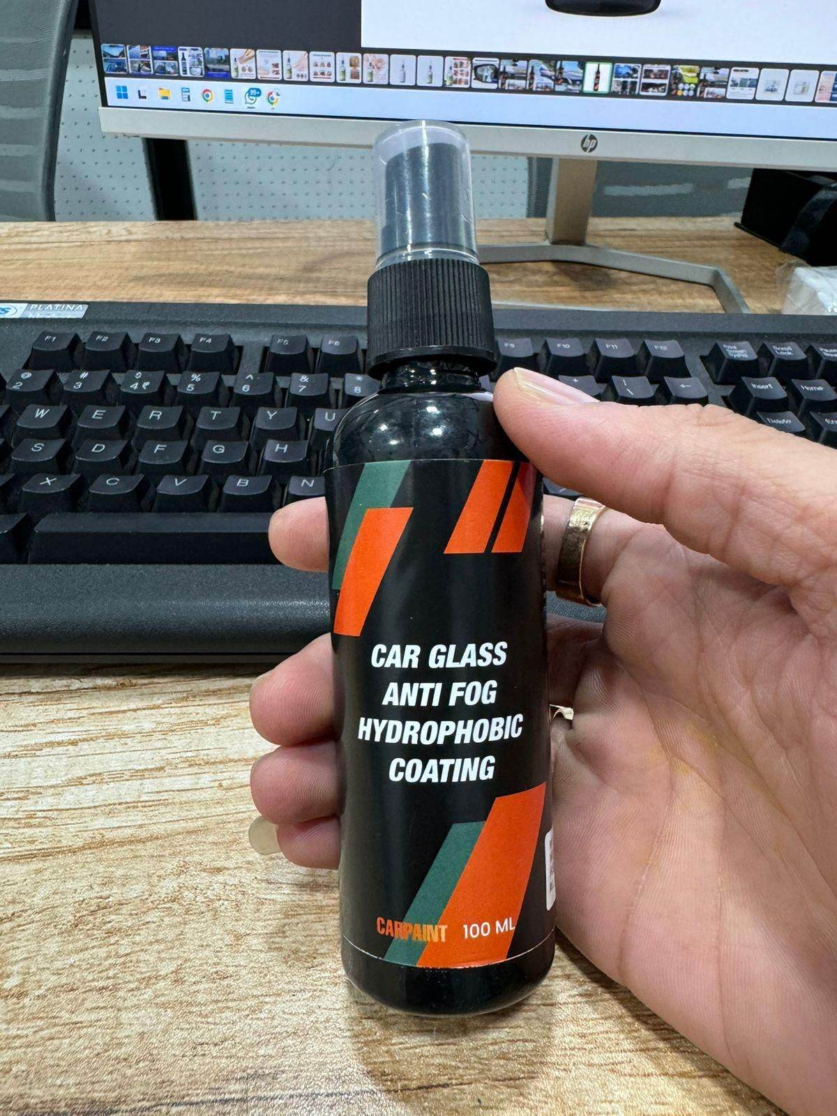 Car Glass Anti-Fog Hydrophobic Coating 100ml(Pack Of 2) - KazualCart