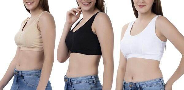 Womens Multicolor Air Bra (Pack of 3) - KazualCart