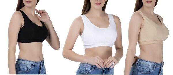 Womens Multicolor Air Bra (Pack of 3) - KazualCart