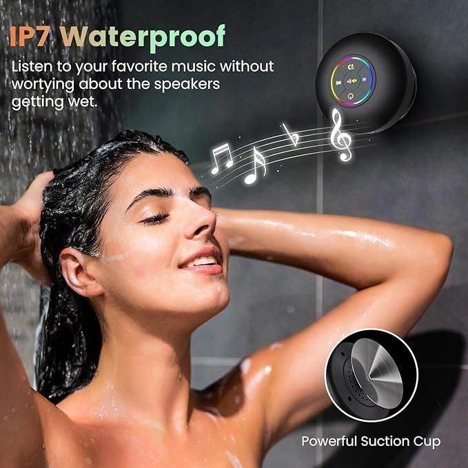 Large Suction Cup Waterproof Bluetooth Speaker - KazualCart