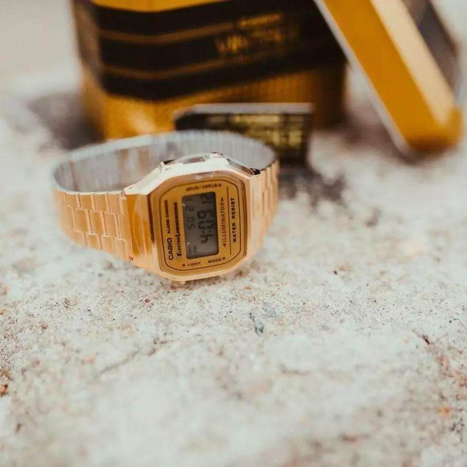 Casio Vintage Digital Gold Unisex Watch - KazualCart