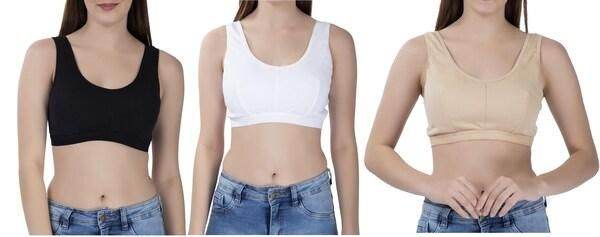 Womens Multicolor Air Bra (Pack of 3) - KazualCart