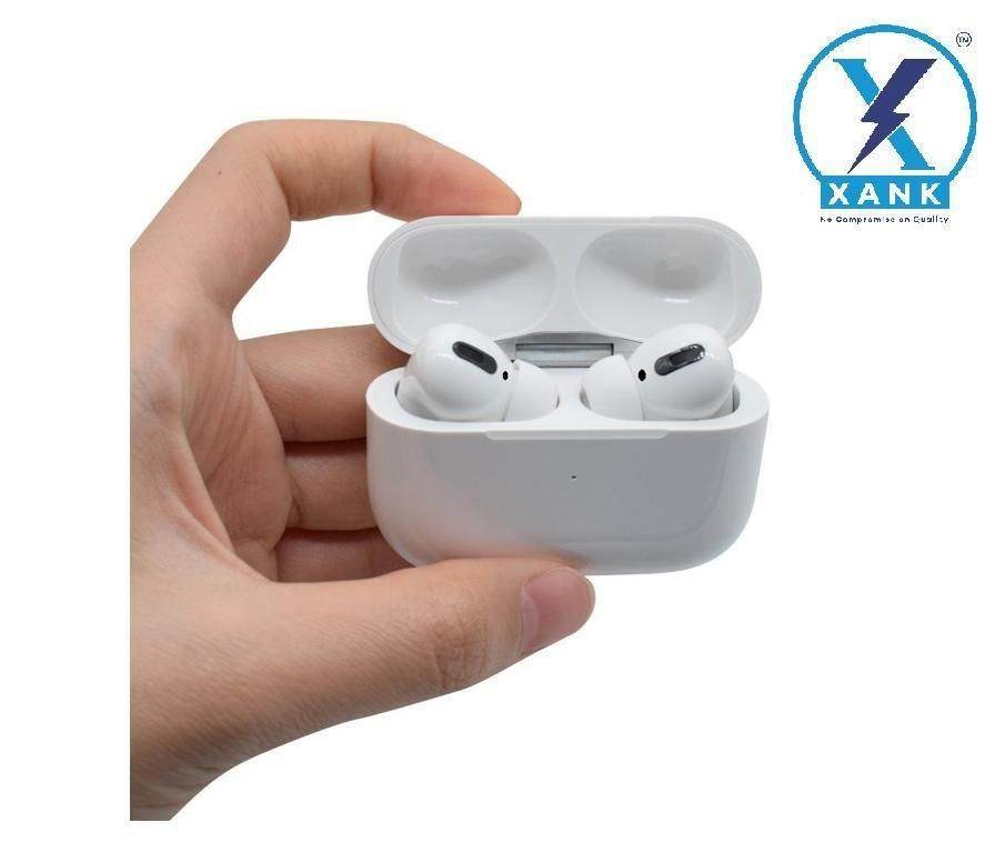 XANK Air-pods Pro with Wireless Charging Case with Sensor Enabled Bluetooth Headset (White, True Wireless) - KazualCart