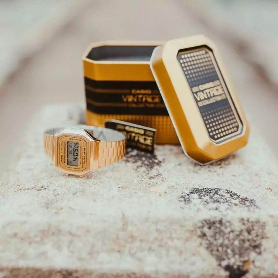 Casio Vintage Digital Gold Unisex Watch - KazualCart
