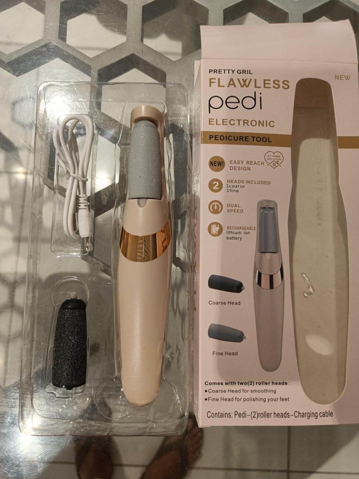 Electronic Cordless Pedicure Callus Dead Skin Remover Polishing Tool - KazualCart