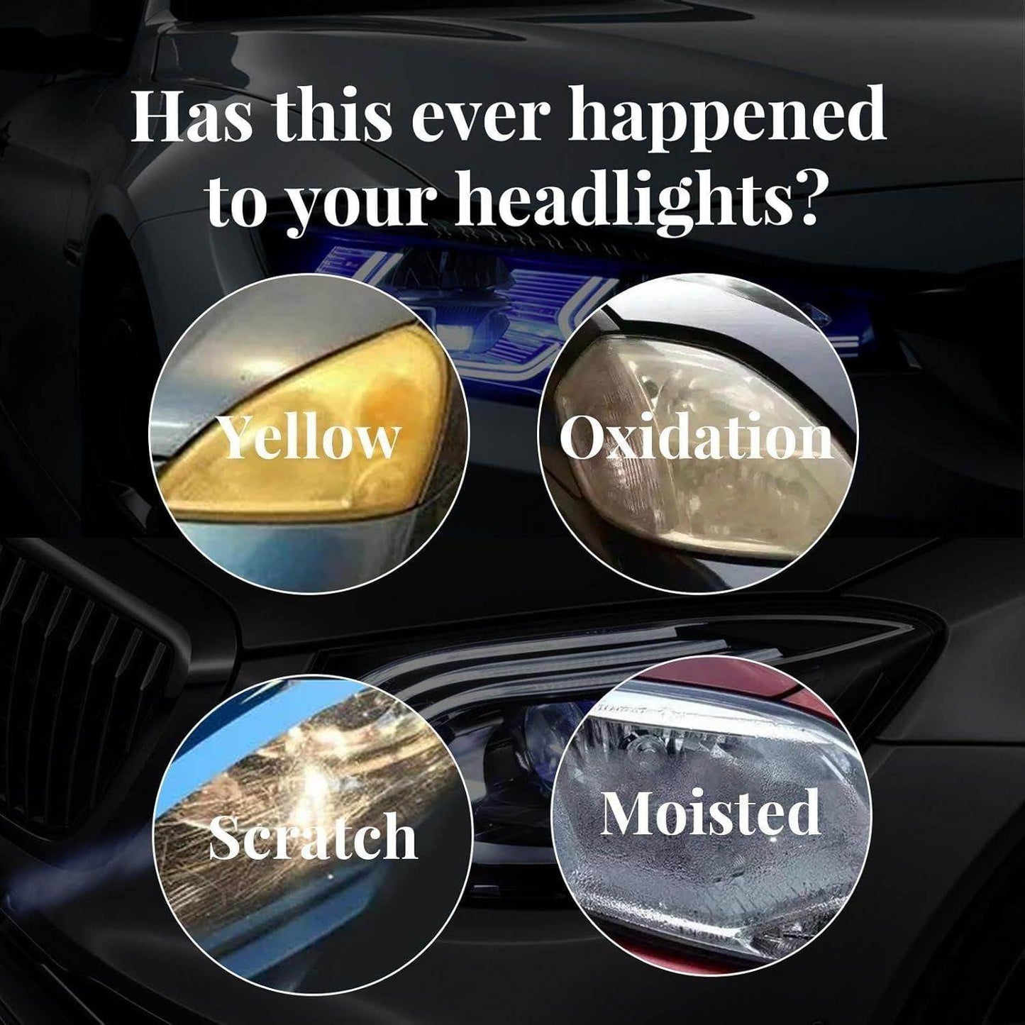 Car Headlight Repair Fluid, Scratch Remover Pack of 2 - KazualCart