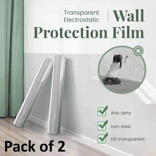 Self- Adhesive Transparent Electrostatic Wall Protection Film Buy 1 Get 1 Free - KazualCart
