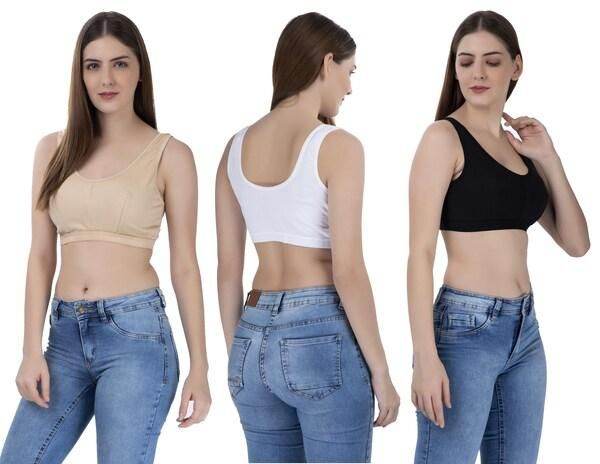 Womens Multicolor Air Bra (Pack of 3) - KazualCart