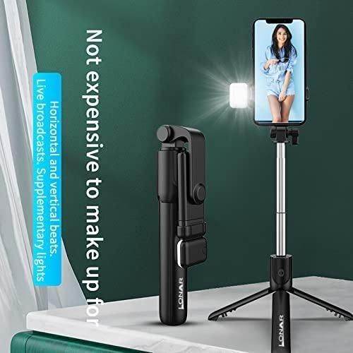 Extendable Flash 3-in-1 Selfie Stick Tripod with Bluetooth Remote - KazualCart