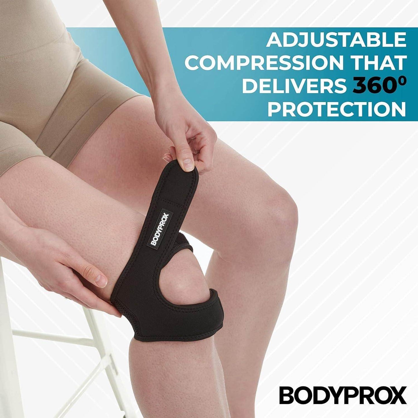 Knee Pain Relief Adjustable Neoprene Knee Strap - KazualCart