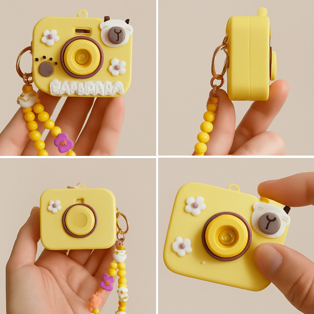 Character Design Camera Keyring for Girls, Kids & Gifting - KazualCart