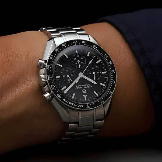 Men Silver Stainless Steel Strap Watch - KazualCart