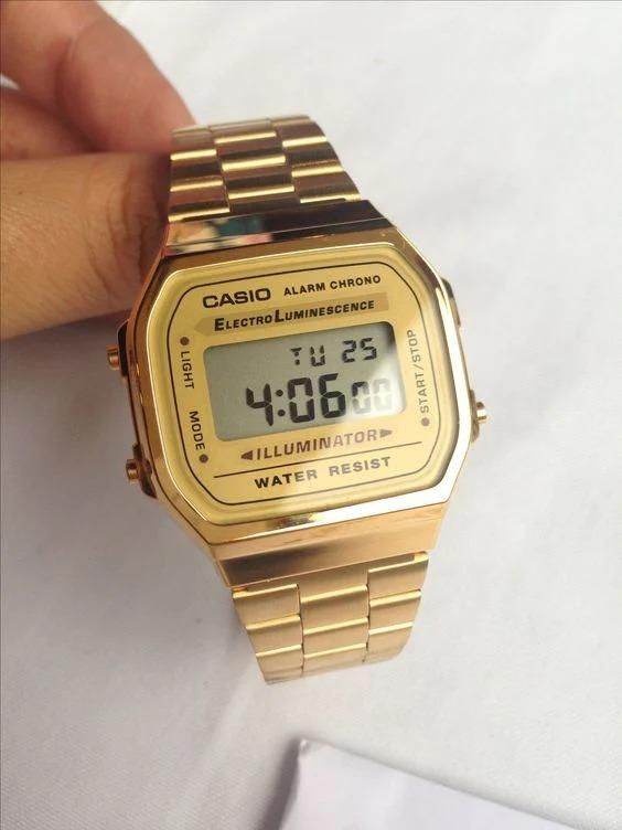 Casio Vintage Digital Gold Unisex Watch - KazualCart