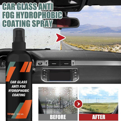 Car Glass Anti-Fog Hydrophobic Coating 100ml(Pack Of 2) - KazualCart