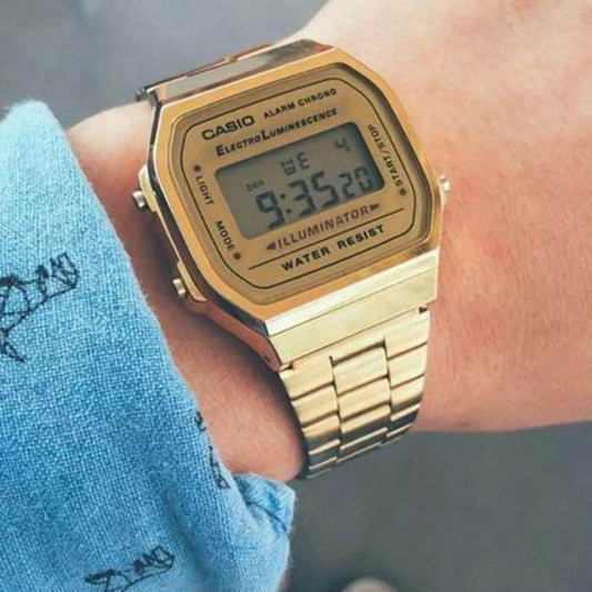 Casio Vintage Digital Gold Unisex Watch - KazualCart