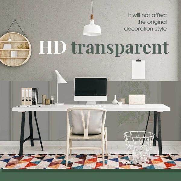 Self- Adhesive Transparent Electrostatic Wall Protection Film Buy 1 Get 1 Free - KazualCart