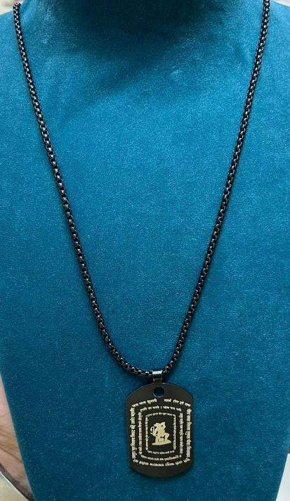 Hanuman Chalisa Pendant with Chain - KazualCart