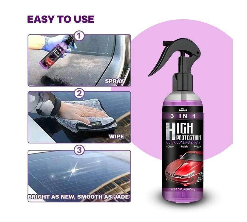 3 in 1 High Protection Coating Sprey (Pack of 2) - KazualCart