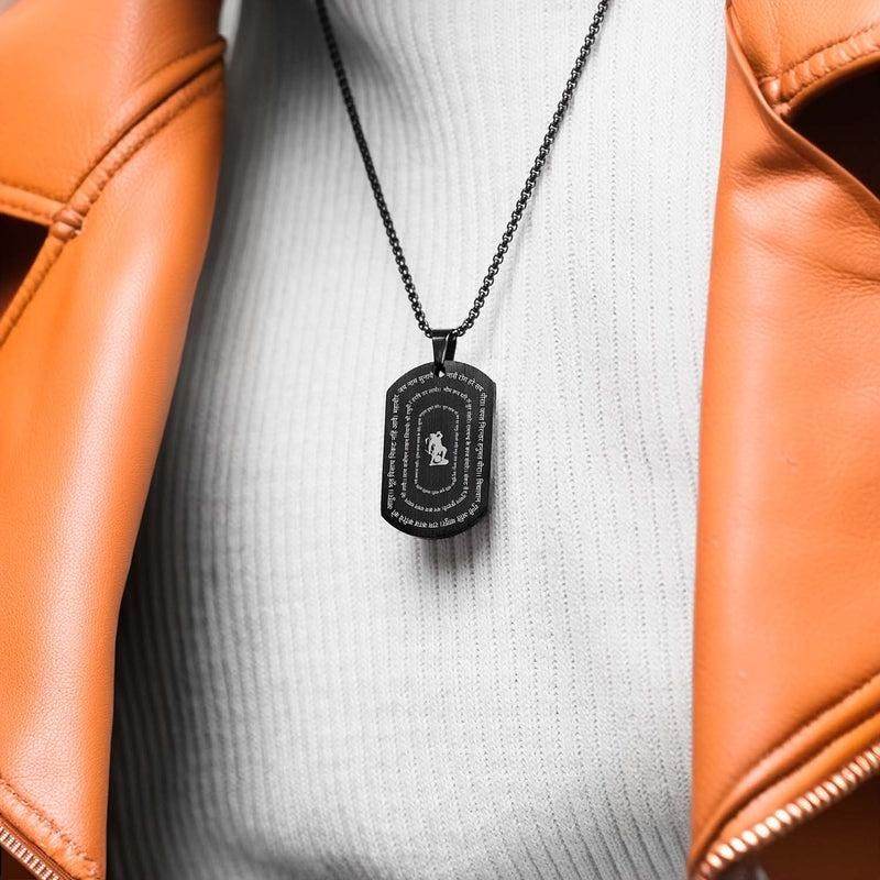 Hanuman Chalisa Pendant with Chain - KazualCart