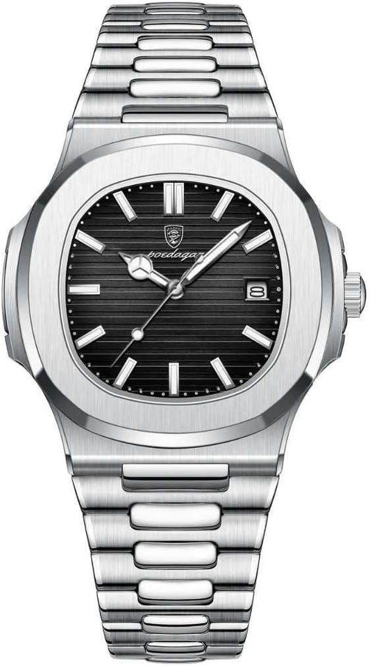 Luxury Stainless Steel Watch - KazualCart