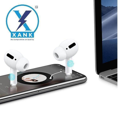 XANK Air-pods Pro with Wireless Charging Case with Sensor Enabled Bluetooth Headset (White, True Wireless) - KazualCart